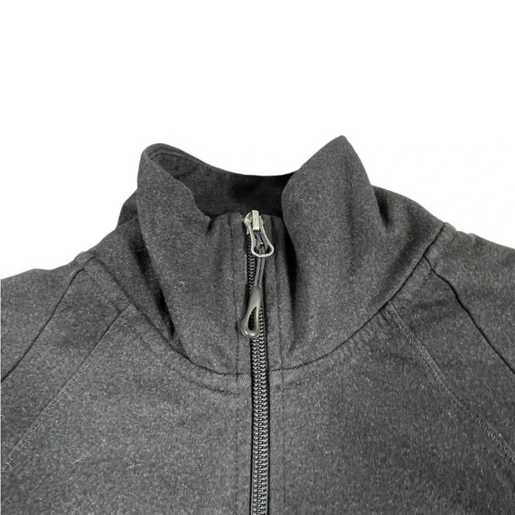 Ellen Tracy Active  Zip Up Jacket Mesh Back Charcoal Size Small - Picture 3 of 10